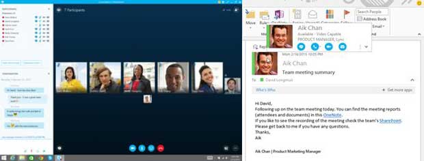 Microsoft : Lync va devenir Skype for Business