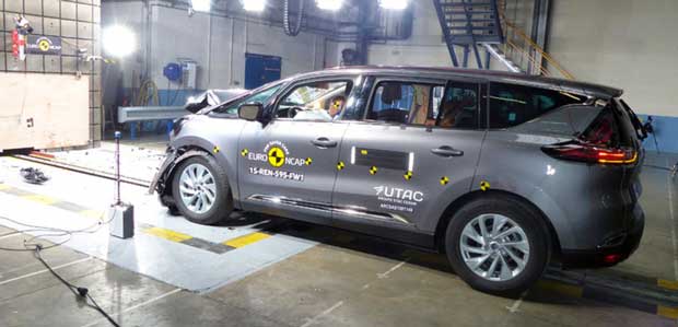 Renault Espace : 5 étoiles aux crash-tests