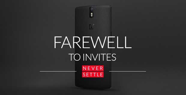 Fin des invitations pour le OnePlus One