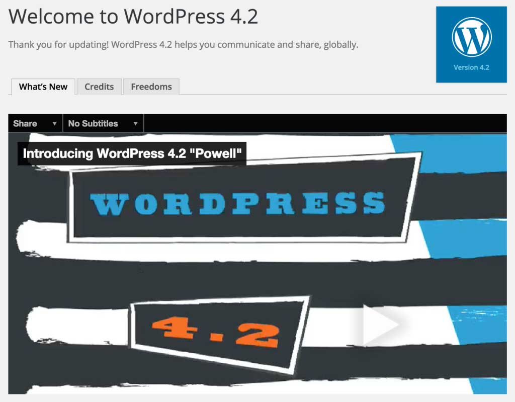 La version 4.2 de WordPress est là. Et vous feriez mieux de mettre à jour votre CMS dès que possible.