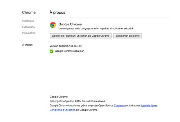 37 failles de sécurité comblées dans Google Chrome 43