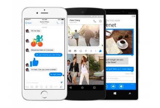Facebook Messenger est disponible sous iOS, Android et Windows Phone.
