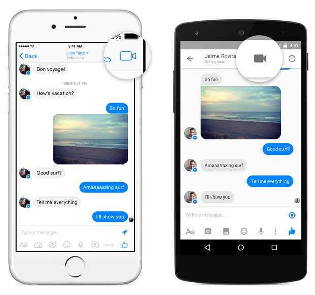 Messenger : appels vidéo étendus au monde entier