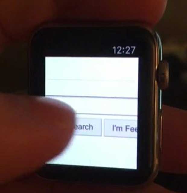 L'Apple Watch est capable de surfer sur Internet