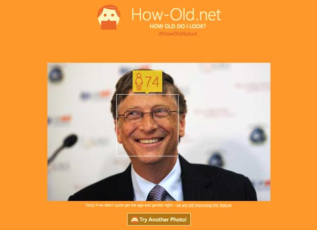 BUILD 2015 : un site pour deviner l'âge d'une personne sur base d'une photo