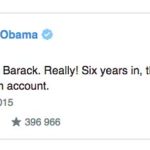 @Potus : Barack Obama possède son compte Twitter personnel