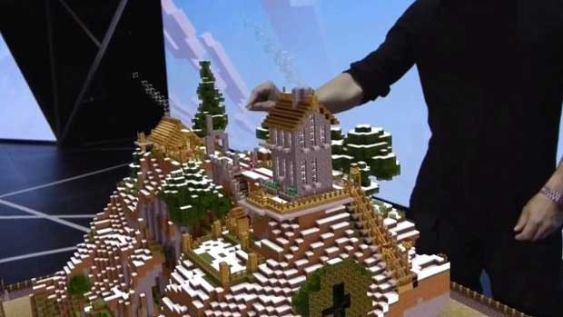 E3 : Microsoft fait tourner Minecraft sur Hololens
