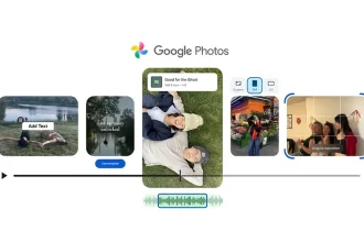 Outils de création vidéo et de souvenirs dans Google Photos, avec montage, modèles et ajout de musique