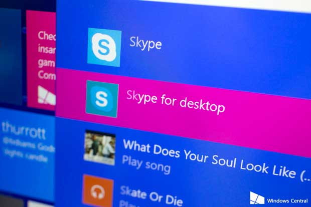 Microsoft : pas d'application universelle pour Skype
