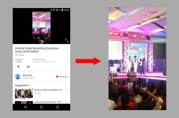 Android : YouTube améliore l'affichage des vidéos verticales