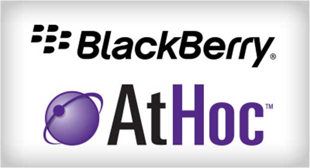 BlackBerry : rachat des technologies de communication d'urgence d'AtHoc