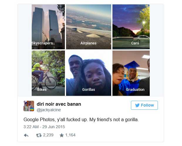 Google présente des excuses pour son application Photos