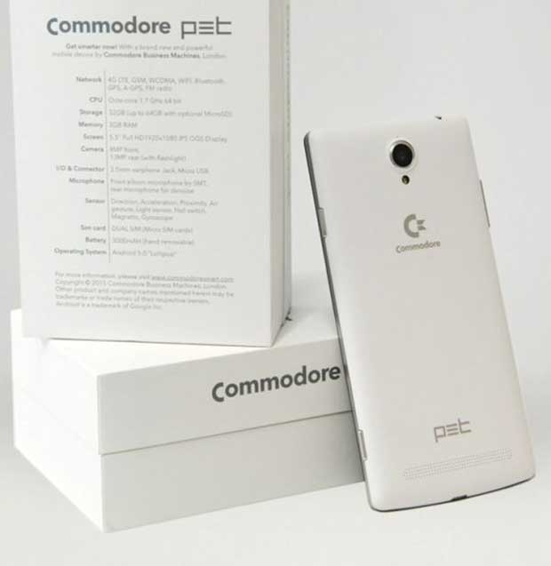 La marque Commodore revient avec un smartphone Android