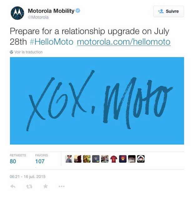 Motorola : rendez-vous le 28 juillet pour découvrir les nouveaux smartphones