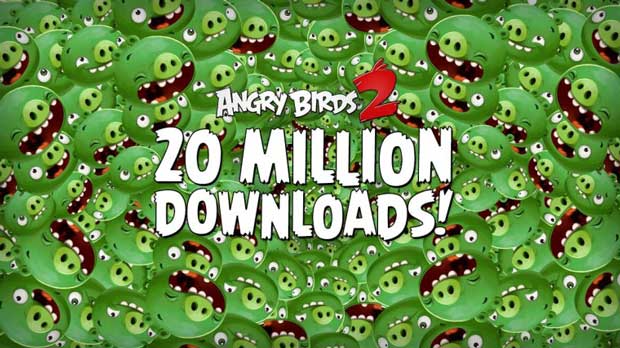 Angry Birds 2 : en tête des téléchargements sur iPhone et iPad