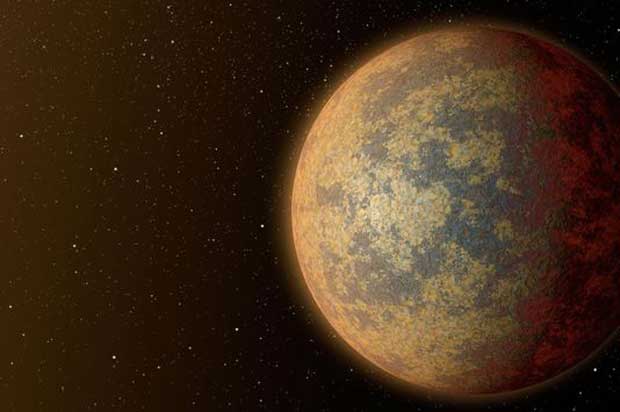 L'exoplanète HD 219134b imaginée par un artiste. NASA/JPL-Caltech