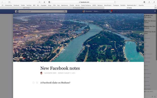 Facebook Notes remit au goût du jour pour récupérer des utilisateurs