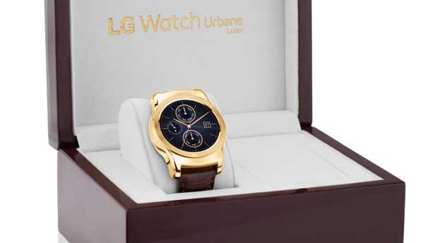 LG : de l'or 23 carats pour la Watch Urbane Luxe