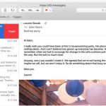 Aperçu d'OS X 10.11 El Capitan : mail balayez range