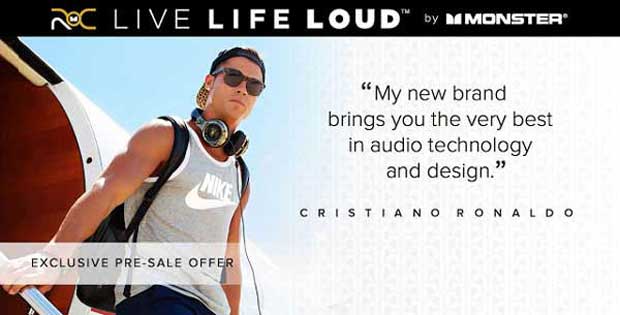 ROC Live Loud : une gamme de casques audio signée Cristiano Ronaldo