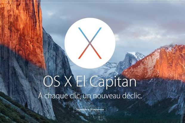 OS X El Capitan sera lancé le 30 septembre
