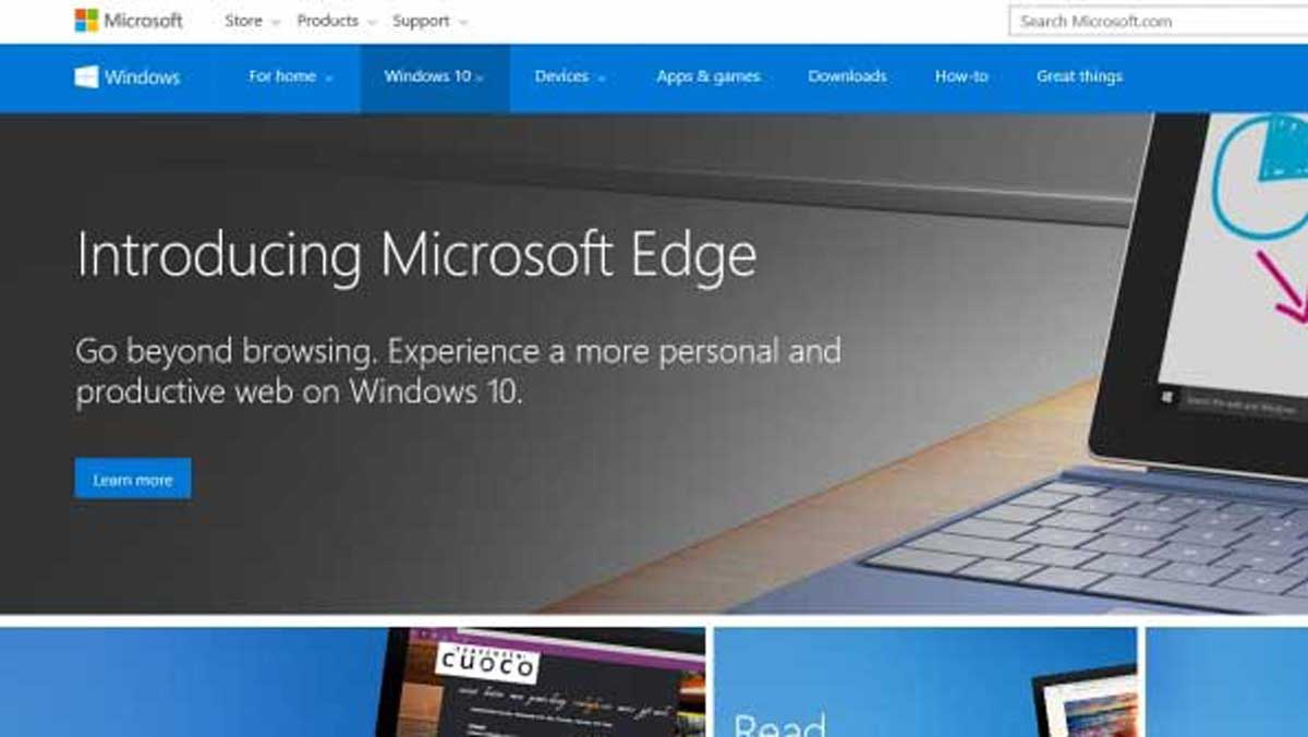 Windows 10 : gérer ses favoris avec Microsoft Edge