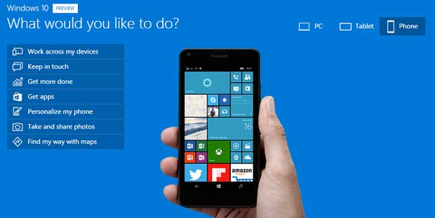 Gros flou sur les smartphones compatibles avec Windows 10 Mobile