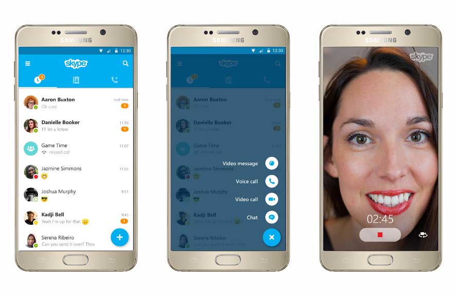Plus d'ergonomie pour Skype sur Android et iOS