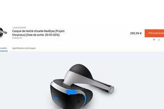 Sony : le Project Morpheus sera commercialisé en janvier prochain sous le nom de RealEyes