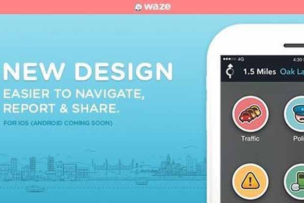 Interface complètement repensée pour Waze 4.0