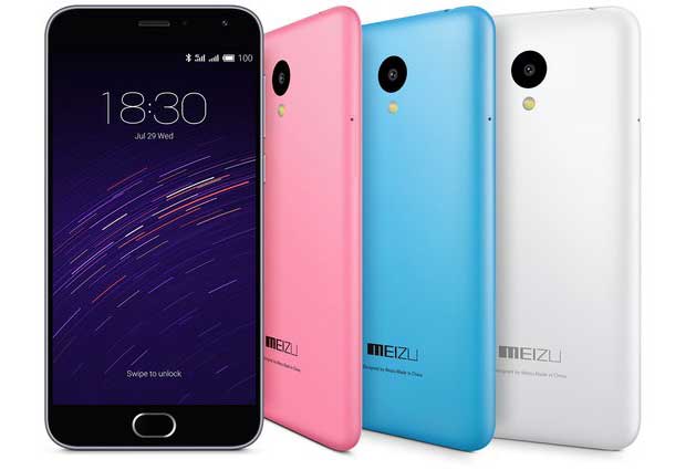 M2 : Meizu lance un smartphone 5 pouces à 170 euros