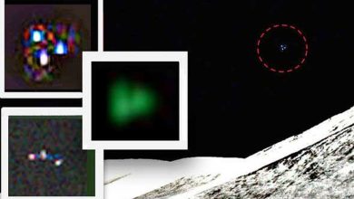 Un des OVNI découverts sur les images de la NASA (NASA / YouTube)