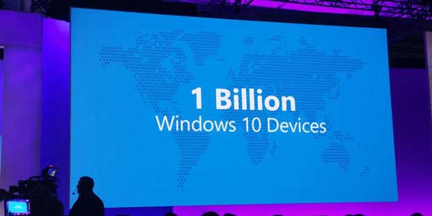 Windows 10 : plus de 100 millions de machines aujourd'hui, plus de 1 milliard en 2018