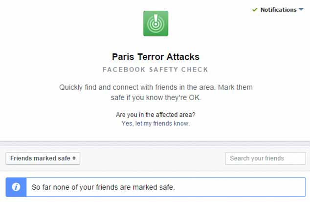 Attentats à Paris : Facebook active l'outil permettant de se dire «en sécurité»