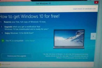 Windows 10 upgrade popups