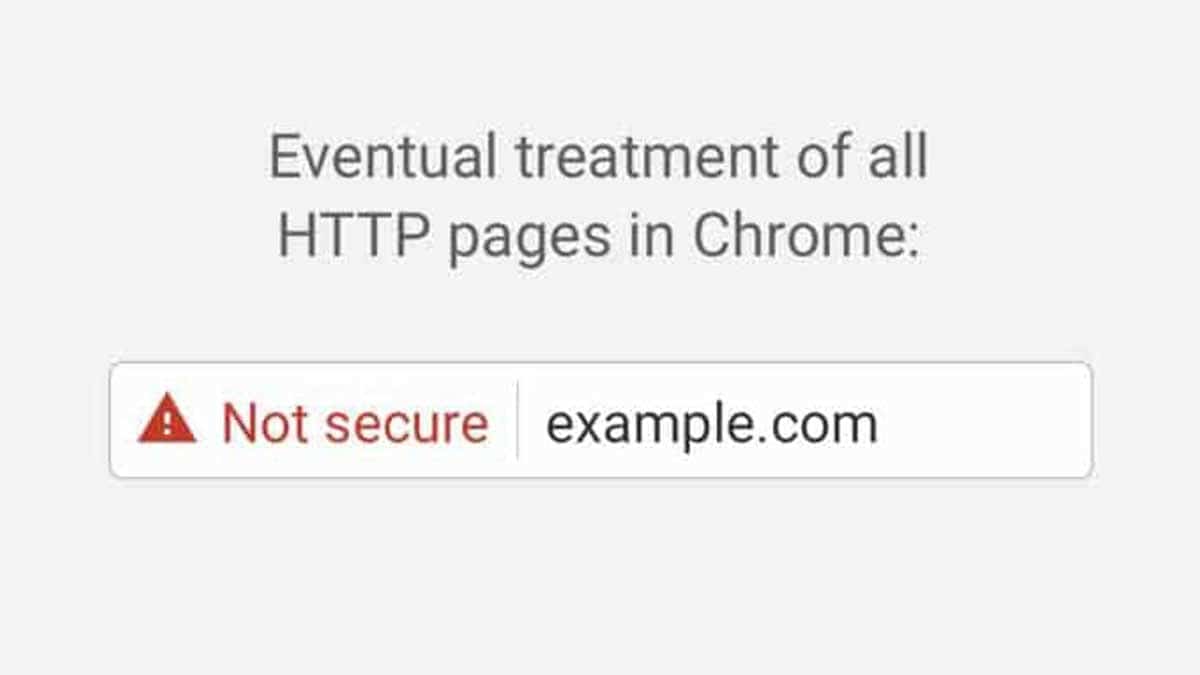 La navigation sur les sites HTTP étant risquée, Chrome 56 vous en avertit.