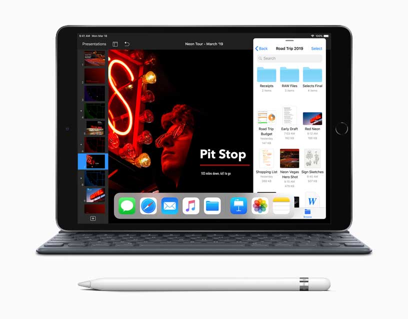 Le nouvel iPad Air prenant en charge Apple Pencil et Smart Keyboard introduit des fonctionnalités et des performances haut de gamme à un prix exceptionnel.