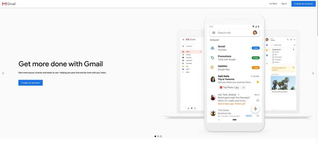 Ouvrez votre navigateur par défaut et accédez à Gmail.