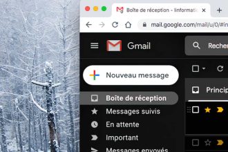 Boite de réception de Gmail