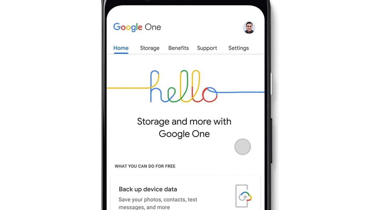 Un nouveau gestionnaire de stockage a été ajouté à l'application Google One et au web.