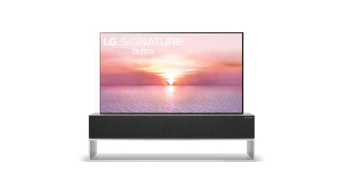 Télévision enroulable de LG