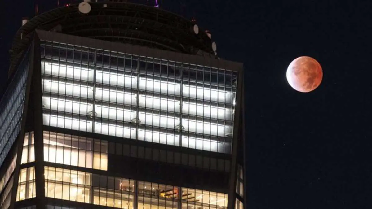 L'éclipse a également pu être vue à New York.