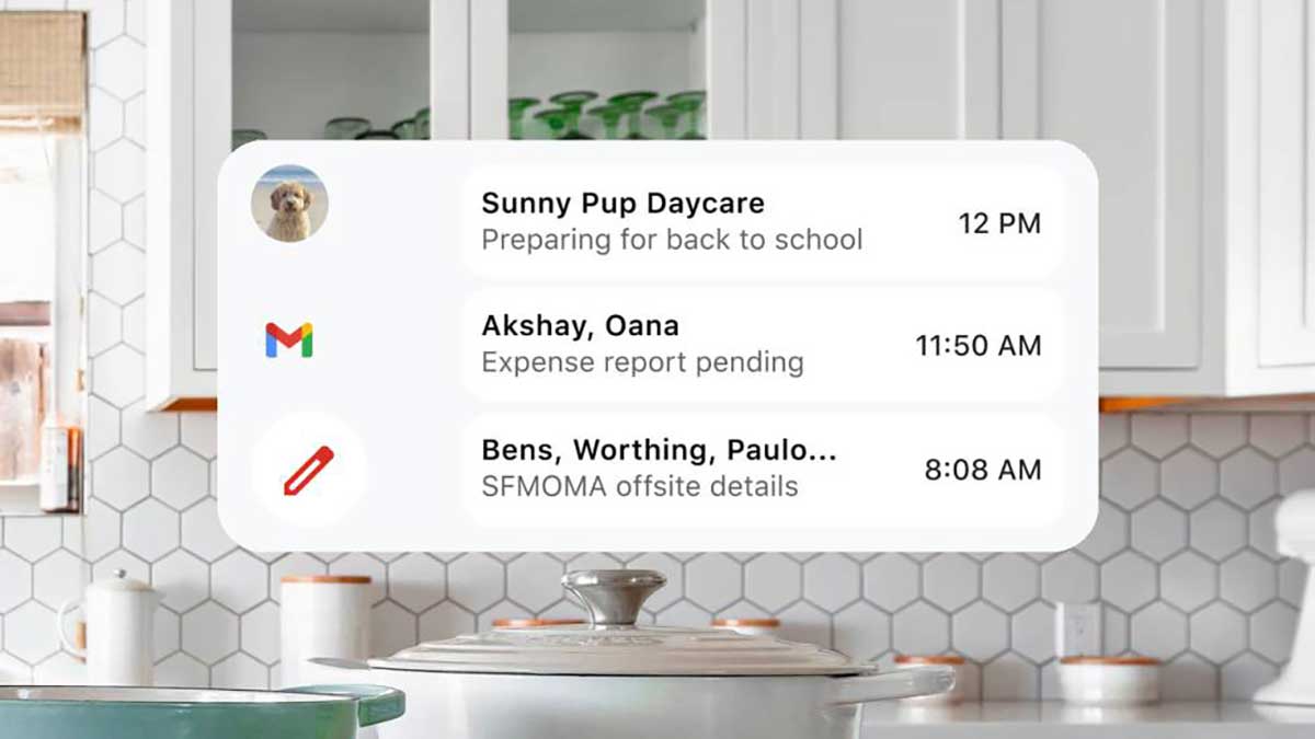 Gmail présente un nouveau "widget" et une interface multifenêtre pour Google Meet pour iPhone.