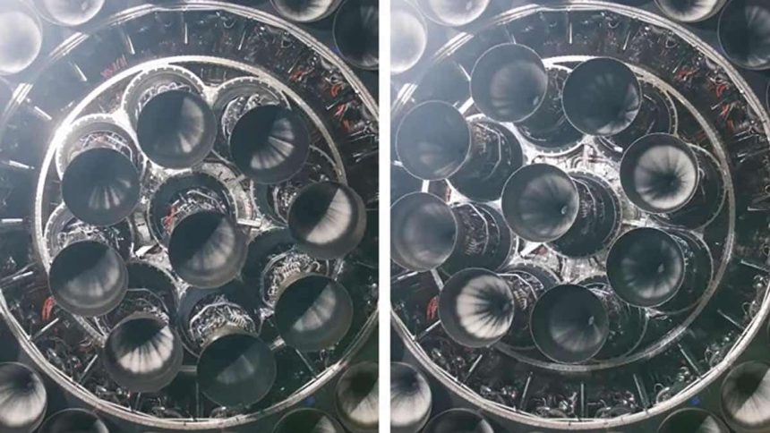 Dans cette vidéo, Elon Musk montre le fonctionnement de la direction du nouveau moteur Raptor qu'il est en train de fabriquer.