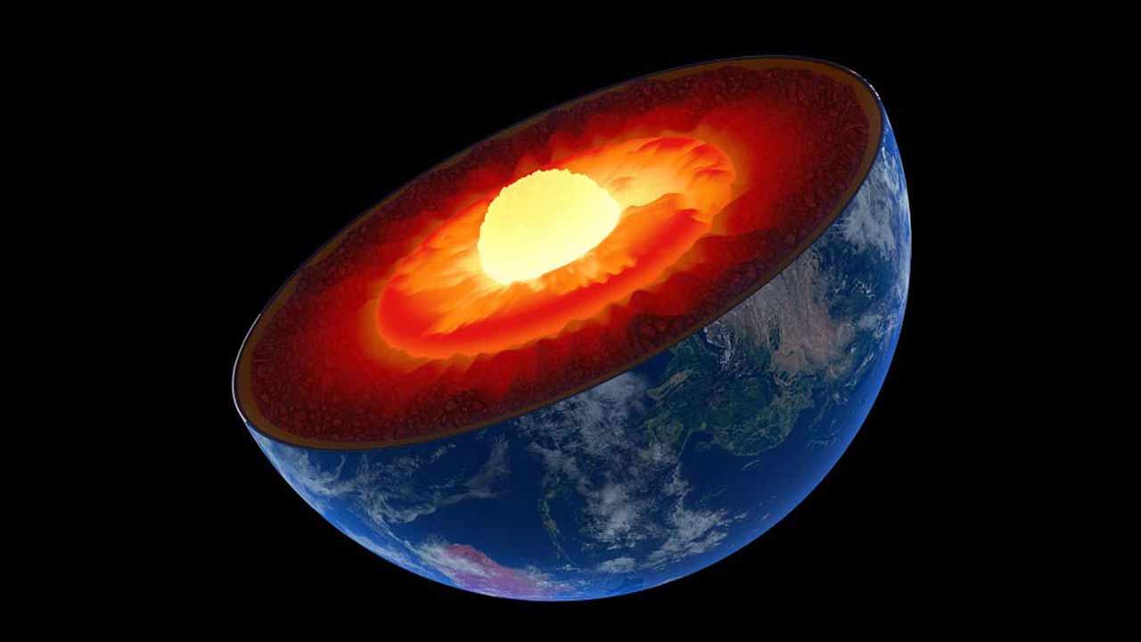 L'intérieur de la Terre se refroidit plus rapidement qu'on ne le pensait auparavant.