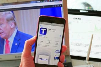 Truth Social, le nouveau réseau social de Donald Trump.