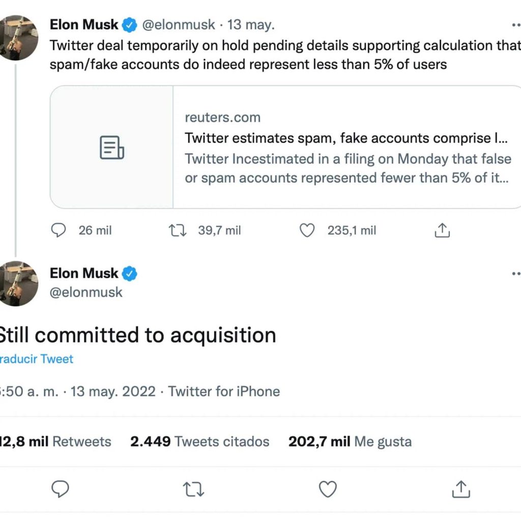 Tweet Elon Musk