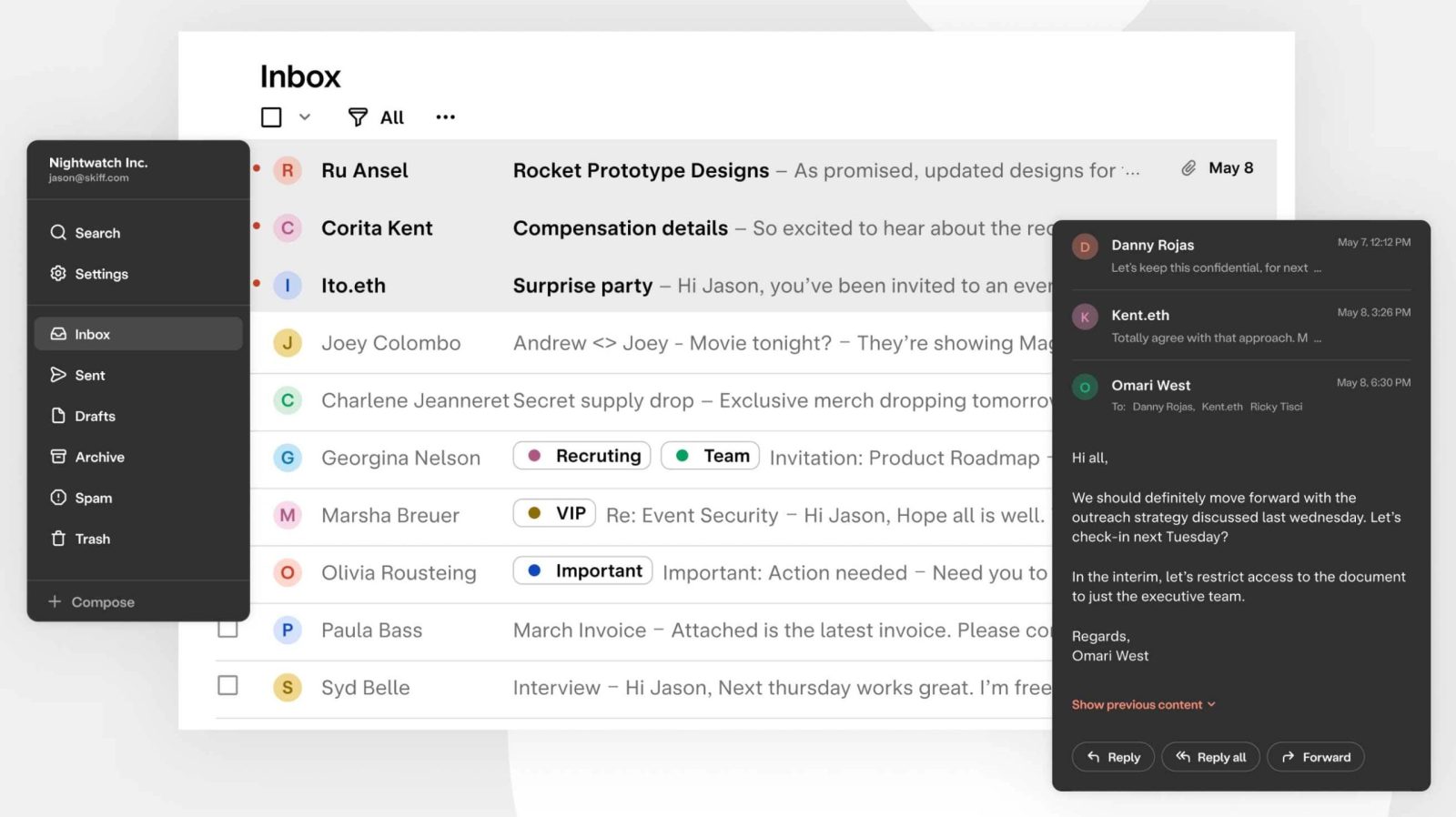 Skiff Mail rivalise avec Gmail en mettant l'accent sur la sécurité et la confidentialité