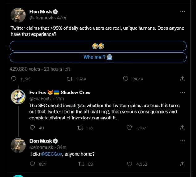 Tweet Elon Musk