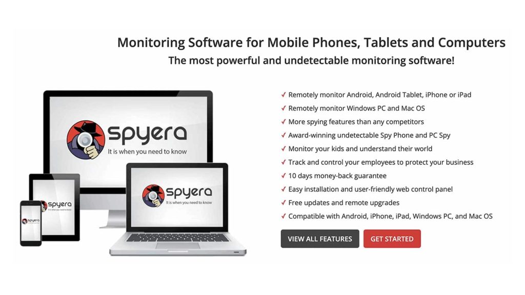 Spyera - Meilleure application d'espionnage WhatsApp pour une fonctionnalité avancée